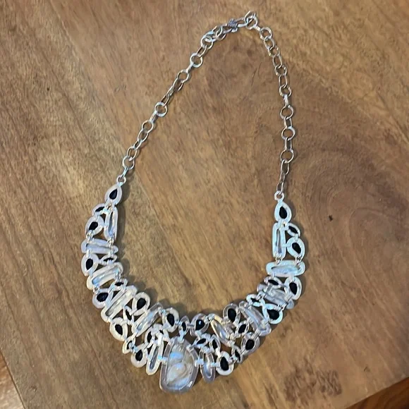 Blue Sapphire & Biwa Pearls Necklace